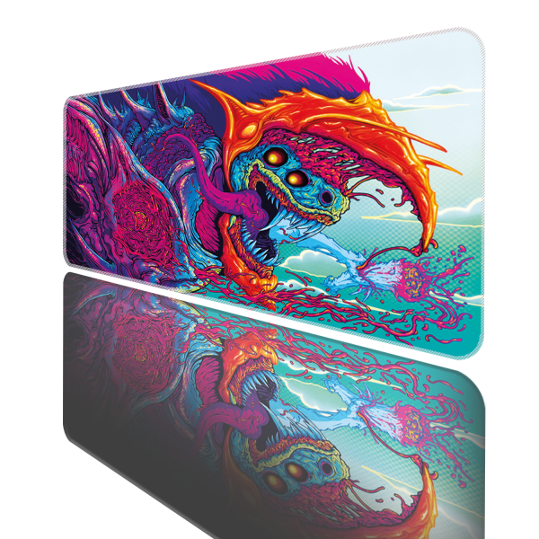 Mouse Pad Büyük Boy Gaming Oyuncu XXl 90x40 Ve 70x30 Cm HYPER BEAST