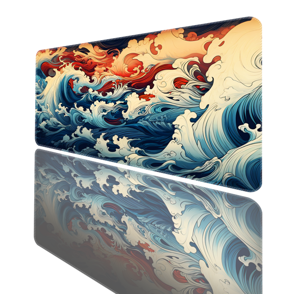 Mouse Pad Büyük Boy Gaming Oyuncu XXl 90x40 Ve 70x30 Cm KANAGAWAWES