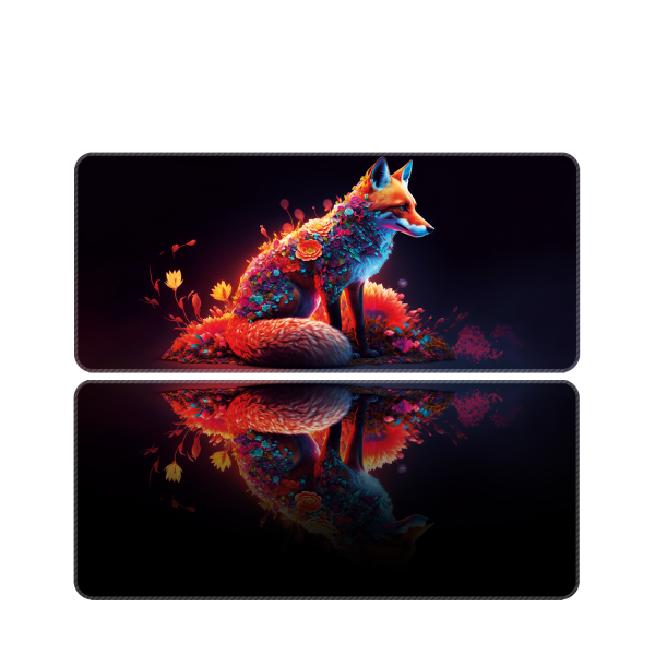 Mouse Pad Büyük Boy Gaming Oyuncu XXl 90x40 Ve 70x30 Cm BLOOM FOX