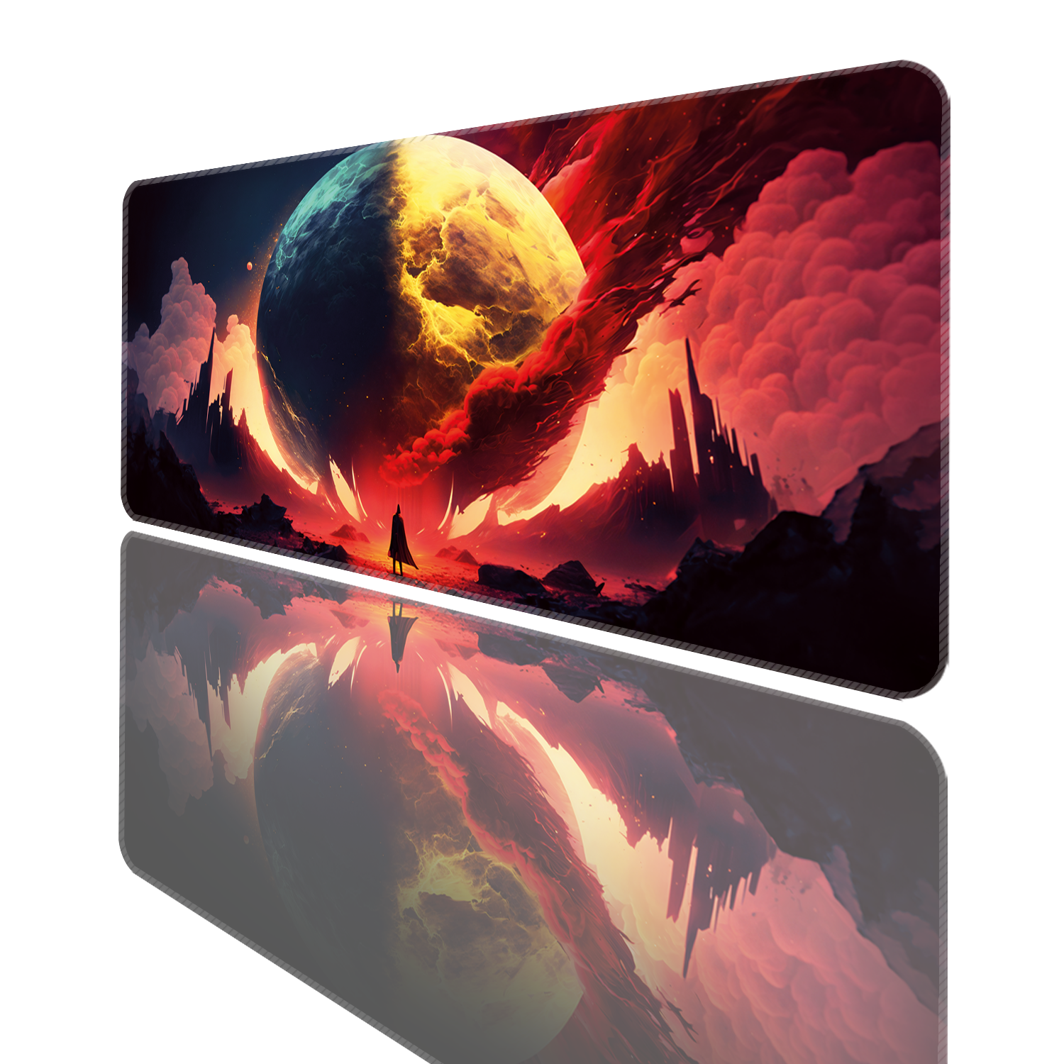 Mouse Pad Büyük Boy Gaming Oyuncu XXl 90x40 Ve 70x30 Cm BLOODYMOON