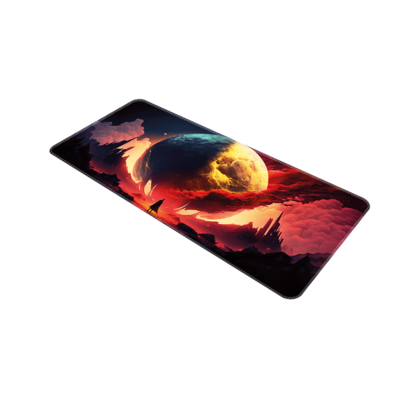 Mouse Pad Büyük Boy Gaming Oyuncu XXl 90x40 Ve 70x30 Cm BLOODYMOON