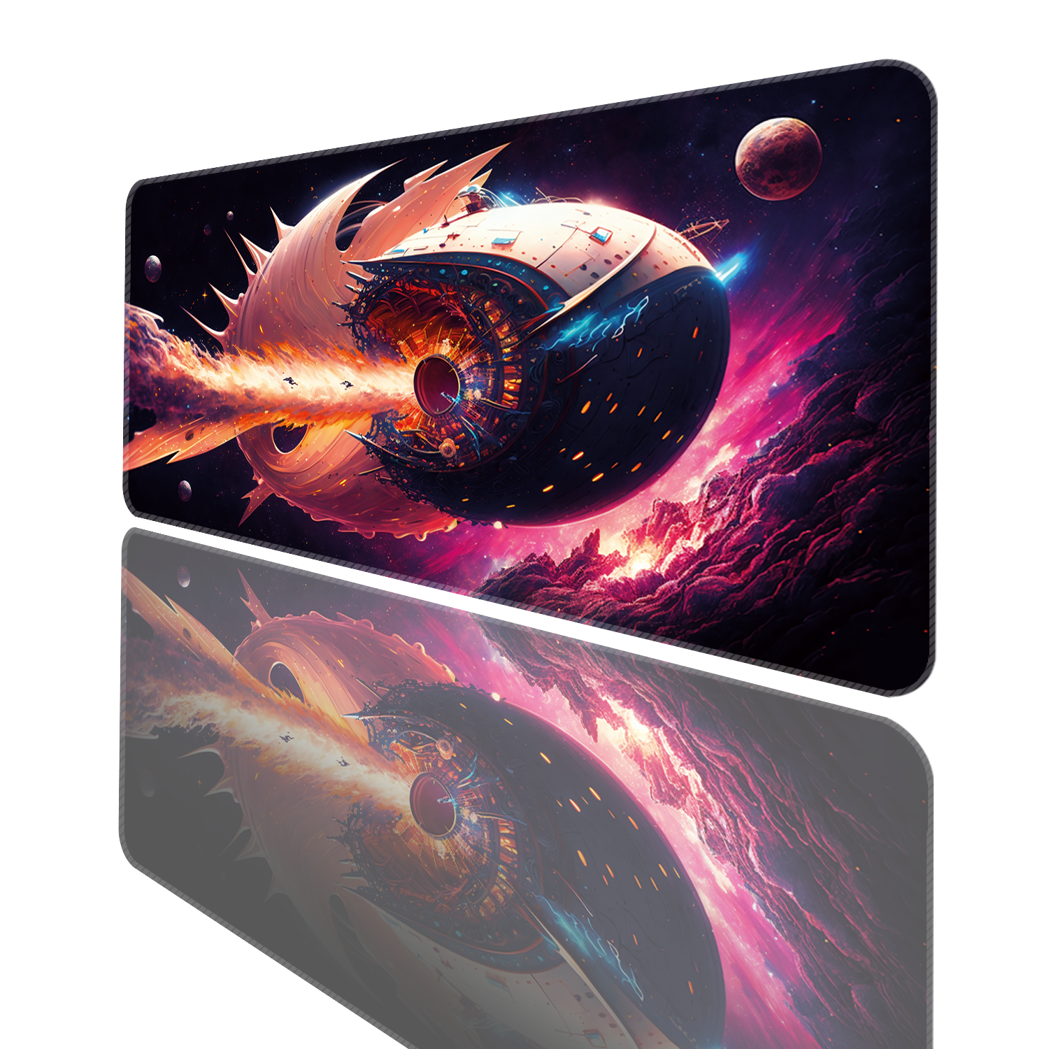 Mouse Pad Büyük Boy Gaming Oyuncu XXl 90x40 Ve 70x30 Cm SPACESHIP
