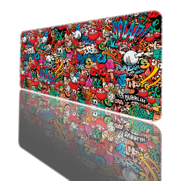 Mouse Pad Büyük Boy Gaming Oyuncu XXl 90x40 Ve 70x30 Cm GRAFITTI