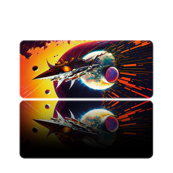 Mouse Pad Büyük Boy Gaming Oyuncu XXl 90x40 Ve 70x30 Cm SPACETANK