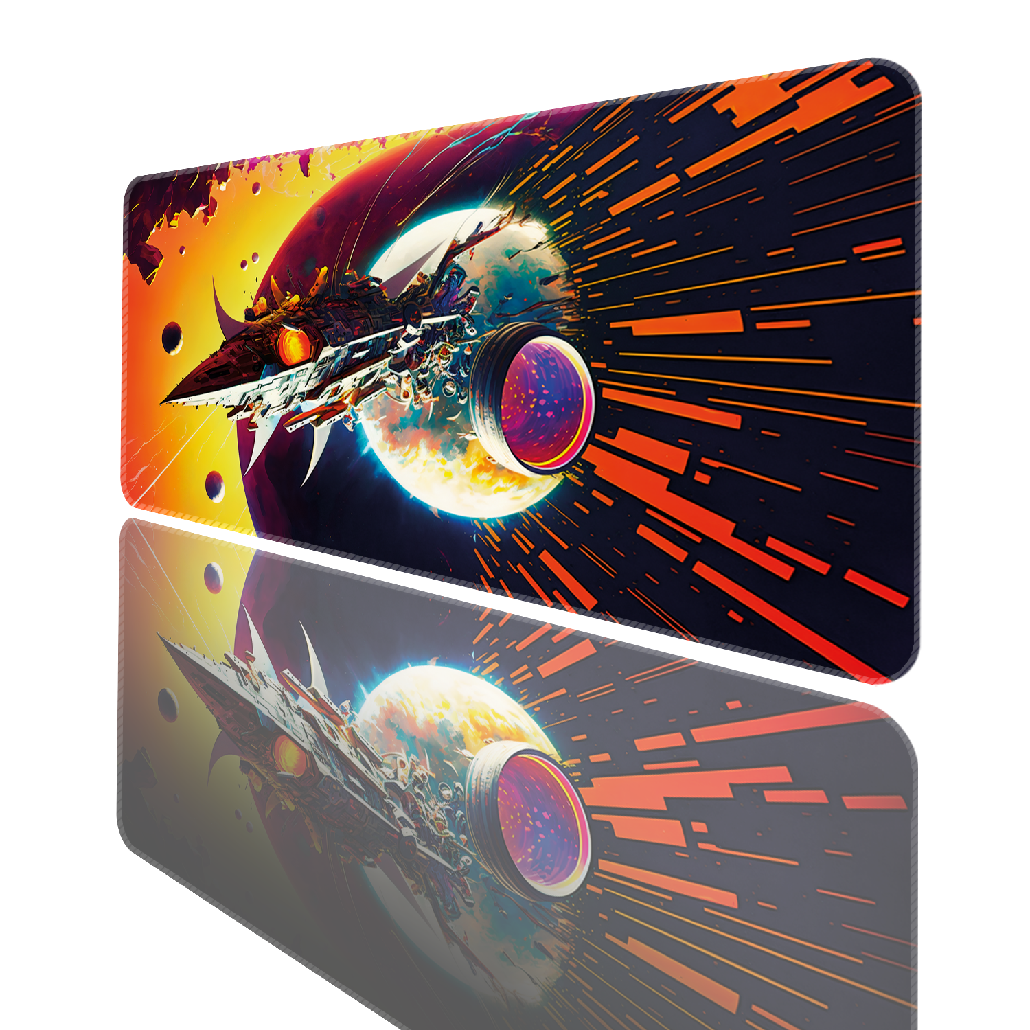 Mouse Pad Büyük Boy Gaming Oyuncu XXl 90x40 Ve 70x30 Cm SPACETANK