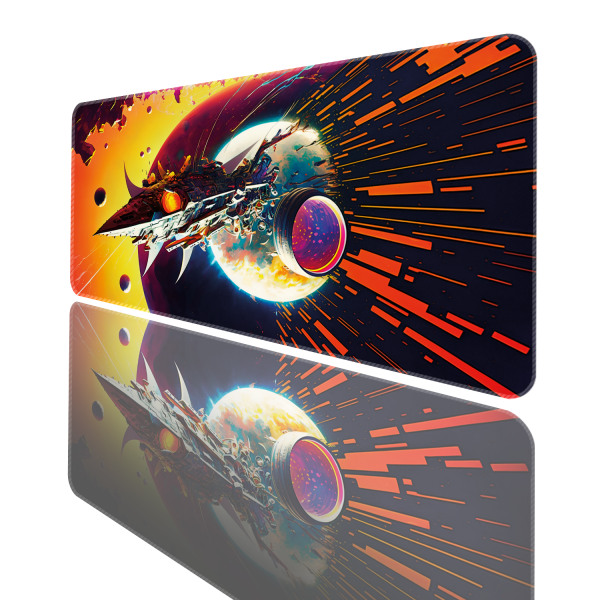 Mouse Pad Büyük Boy Gaming Oyuncu XXl 90x40 Ve 70x30 Cm SPACETANK