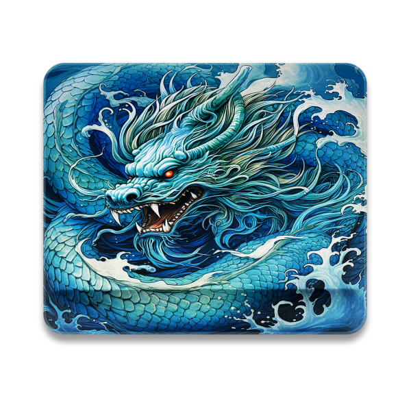 Bilek Destekli Gaming Oyuncu Mousepad 470x400x4 Mm Ve 2.4 cm Bilek Desteği HYDRA