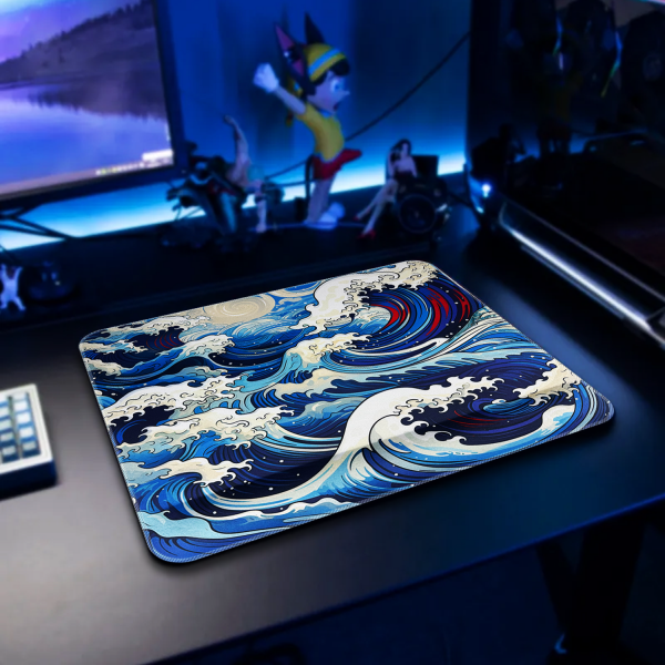 Bilek Destekli Gaming Oyuncu Mousepad 470x400x4 Mm Ve 2.4 cm Bilek Desteği TSUWAWE