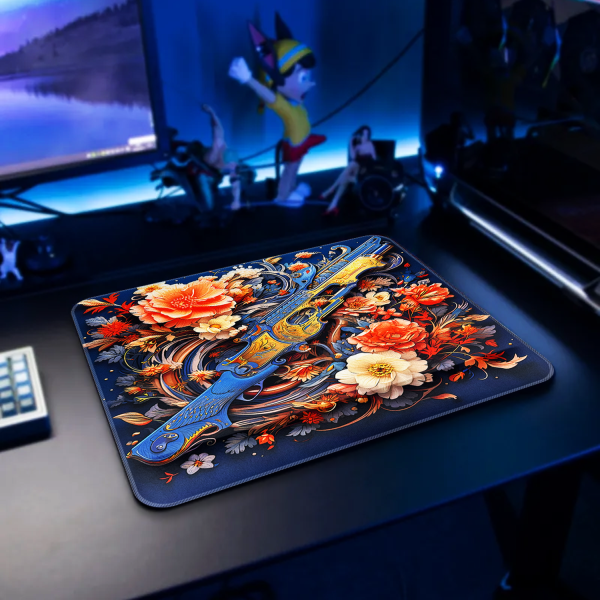Bilek Destekli Gaming Oyuncu Mousepad 470x400x4 Mm Ve 2.4 cm Bilek Desteği X53